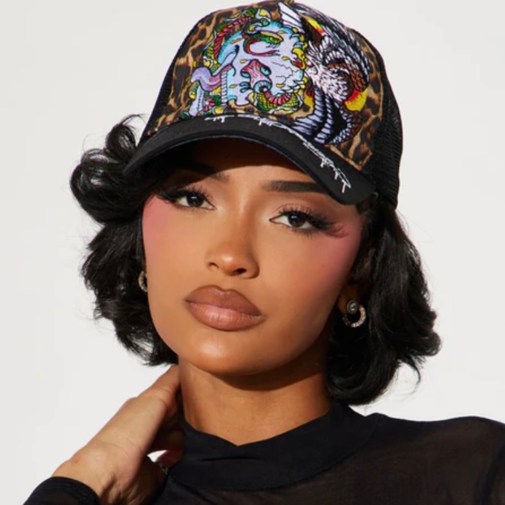 Ed Hardy Embroidered Eagle Hat Brand new